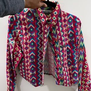 Unique vintage collared shirt